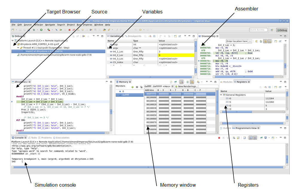 graphic: OVP eGui debugger GUI...