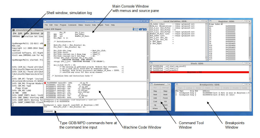 graphic: OVP iGui debugger GUI...