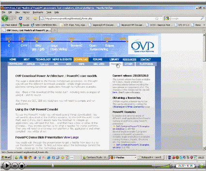 OVP powerpc32demo1 Video